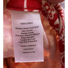 Load image into Gallery viewer, Talbots Pants Womens 3XL Red Paisley AOP Cropped Mature Costal Beachy
