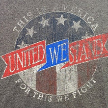 Load image into Gallery viewer, United We Stand Shirt Mens Extra Large Patriotic USA Spell Out Grunge Streetwear
