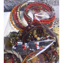Load image into Gallery viewer, Mystery Jewelry Bag Boho Hippie Themed Clean Wearable Pieces Over 1.5 lbs
