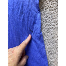 Load image into Gallery viewer, Mack Shirt Womens Medium Heathered Trucker Rugged Workwear Graphic USA Blue
