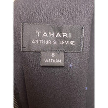 Load image into Gallery viewer, Tahari Dress Womens Size 8 Sleeveless Geometric Sheath Black Color Block Lined
