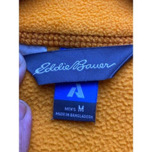 Load image into Gallery viewer, Eddie Bauer Sweater Mens Medium Quarter Zip Fleece Pullover Outdoors Athleisure

