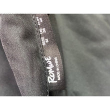 Load image into Gallery viewer, Romwe Jacket Womens Medium Black Bandana Full Zip Reversible Lightweight NWT
