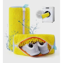 Load image into Gallery viewer, Shoe Washing Machine Bag Laundry Microfiber Mesh Cleaning Shoes All Sizes
