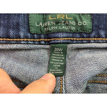 Load image into Gallery viewer, LRL Lauren Jeans Co Womens Size 20W Pants Ralph Lauren Blue Denim
