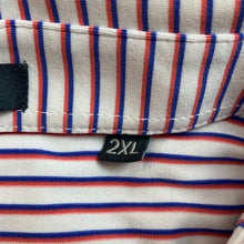 Load image into Gallery viewer, Turtleson Shirt Mens 2XL Striped Golf Polo Performance Outdoors Preppy Academia
