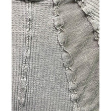 Load image into Gallery viewer, Free People Shirt Womens Small Oversized Raw Grunge Waffle Knit Everyday
