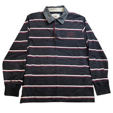 Load image into Gallery viewer, Blue Harbour Shirt Mens Large Striped Rugby Preppy Academia Athletic Athleisure
