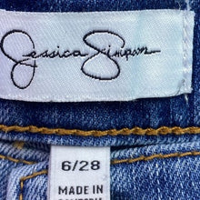 Load image into Gallery viewer, Jessica Simpson Jeans Womens 6/28 Flared Preppy Academia Everyday Streetwear
