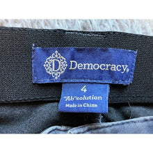 Load image into Gallery viewer, Democracy Ab'solution Pants Womens 4 Gray Jeans Stretch Academia Preppy
