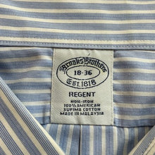 Load image into Gallery viewer, Brooks Brothers Shirt Mens 18-36 Stripped Preppy Academia Career Streetwear
