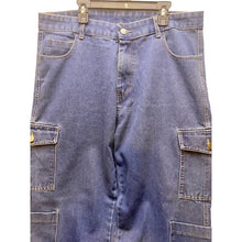 Load image into Gallery viewer, VTG JUNY Jeans Womens 36x30 Medium Oversized Baggy High-Rise Utility Blue
