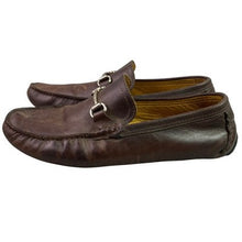 Load image into Gallery viewer, Saks Fifth Avenue Loafers Mens 10.5M Brown Leather Bit Shoes Career Everyday
