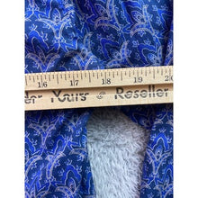 Load image into Gallery viewer, Roper Shirt Womens Small Blue Paisley Western Pearl Snap Embroidered Country
