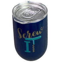 Load image into Gallery viewer, Wine Tumbler Stainless Steel Lid Funny Mature Festival Party Cup
