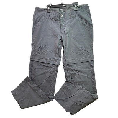 Marmot Pants Womens 10 Gray Convertible Hiking Gorpcore Outdoor Athleisure