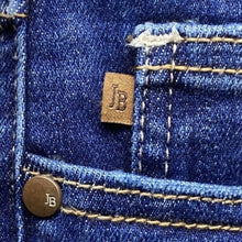 Load image into Gallery viewer, Judy Blue Jeans Womens 13x31 Straight Dark Wash Distressed Stretch Casual
