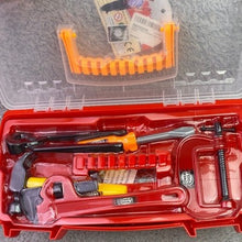Load image into Gallery viewer, Pretend Play Toolbox Tools Playset Construction Toy Educational Sensory 26 Pcs.
