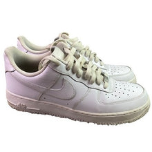 Load image into Gallery viewer, Nike Air Force 1 Shoes Mens 9.5 White AF1 Leather Low Top Sneakers Lifestyle
