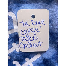 Load image into Gallery viewer, InkAddict Shirt Womens Small Tie Dye Grunge Tattoo Spell Out Short Sleeve
