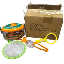 Load image into Gallery viewer, Kids Bug Catcher Kit Magnifying Glass Net Tweezers Habitat Explorer Outdoors Toy
