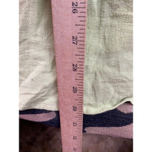 Load image into Gallery viewer, Art To Wear Shirt Womens 3XL Lime Green Artsy Floral Rainbow Button Down Mature
