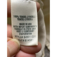 Load image into Gallery viewer, Bella Dahl Shirt Womens Small Ivory Tencel Lyocell Button Down Long Sleeve Top
