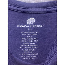 Load image into Gallery viewer, Banana Republic Shirt Mens Small Organic Cotton Elephant Sustainable Navy Blue
