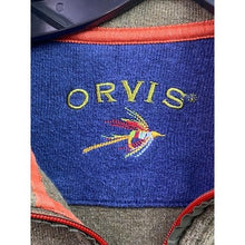 Load image into Gallery viewer, Orvis Sweater Mens Extra Large Pullover Quarter Zip Preppy Academia Outdors
