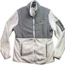 Load image into Gallery viewer, Kent State Jackets Womens Extra Large Gray Fleece Full Zip Athleisure Outdoors
