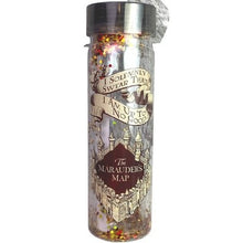 Load image into Gallery viewer, Harry Potter Tumbler Marauders Map Glitter Cup Screw Off Lid NIB
