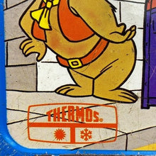 Load image into Gallery viewer, Vintage 1971 Hanna Barbera Hair Bear Bunch Lunchbox &amp; Thermos Cartoon
