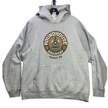Load image into Gallery viewer, Roundhouse Brewery Hoodie Mens Large Train Railroad Brainerd MN Pull Over Grunge
