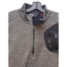 Load image into Gallery viewer, Spyder Sweater Mens 2XL Pullover 1/4 Zip Waffle Knit Fleece Outdoors Athletic
