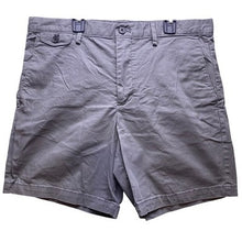 Load image into Gallery viewer, Banana Republic Shorts Mens 34 Gray Chino Flat Front Preppy Academia Athleisure
