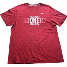 Load image into Gallery viewer, Oklahoma Sooners Shirt Mens Extra Large College Football Spell Out Athletic Nike
