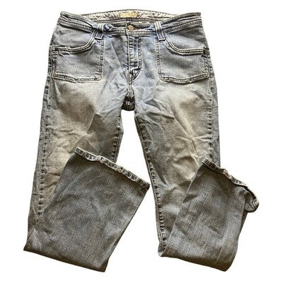 Levis Jeans Womens 16M Low Rise Utility Pockets Light Wash Grunge Academia