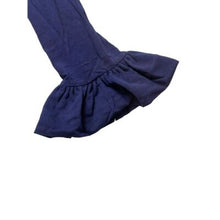 Load image into Gallery viewer, Lilly Pulitzer Shirt Womens Extra Small Navy Bell Sleeve Spandex Stretch Waverly
