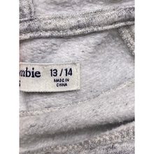 Load image into Gallery viewer, Abercrombie &amp; Fitch Hoodie Girls 13/14 Hoodie Spell Out Bling Academia Gray
