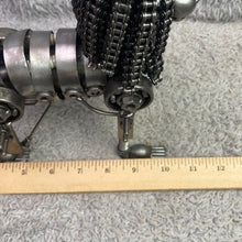 Load image into Gallery viewer, Lion Sculpture Scrap Recycled Metal Art Steampunk Industrial Figurine
