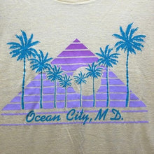 Load image into Gallery viewer, Vtg Ocean City Shirt Womens Medium Yellow Beachy Ombre Maryland Single Stitch
