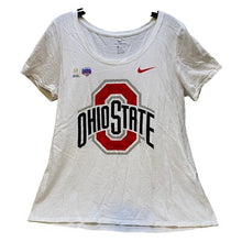 Load image into Gallery viewer, Ohio State Shirt Womens Large Nike Football NCAA Fiesta Bowl Athleisure White
