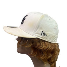 Load image into Gallery viewer, Atlanta Braves Hat Mens 7 1/8 Fitted New Era 59 Fifty MLB Baseball White Cap
