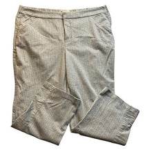 Load image into Gallery viewer, Democracy Pants Womens 18W Stripe Mature Career Office High Rise Everyday
