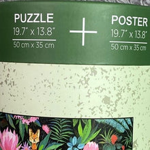 Load image into Gallery viewer, Welcome to the Jungle World Puzzle 500 Piece w/ Poster Ages 10+ NEW
