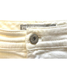 Load image into Gallery viewer, Chico's Jeans Womens 2.5 White Denim Stretch Academia Business Casual
