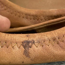 Load image into Gallery viewer, Lucky Brand Shoes Womens 6.5M Ballet Flats Brown Leather Casual Slip On Braided
