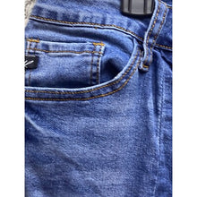 Load image into Gallery viewer, KanCan Jeans Womens 13 Distressed Destroyed Raw Hem Medium Wash Grunge Casual
