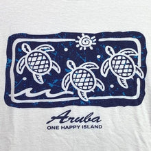 Load image into Gallery viewer, Aruba Shirt Womens Large Island Sea Turtles Travel Souvenir Coastal Beachy
