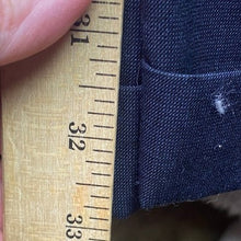 Load image into Gallery viewer, Alan Flusser Pants Mens 38x34 Navy Preppy Adacemia Career Office Cuffed
